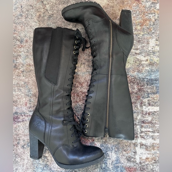 Timberland Shoes - Timberland Stratham Heights Tall Lace-Up Boots